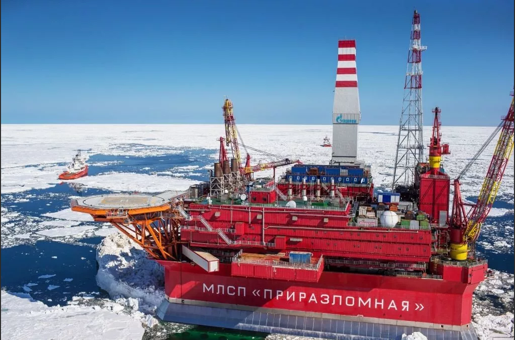 Нефтяные платформы в баренцевом море