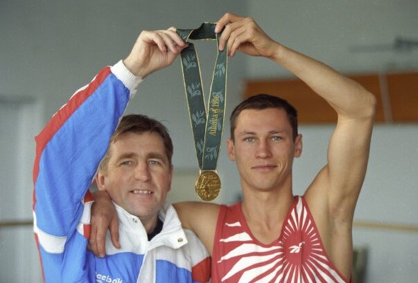 Олег Саитов. 1996. Золото. Атланта. Фото из открытых источников. Яндекс Картинки.