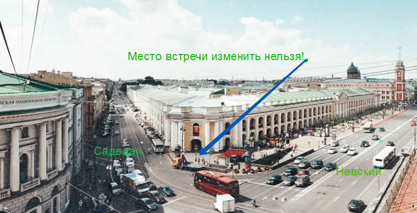 Вот на этом углу встретились мы - три сестры из трех разных городов