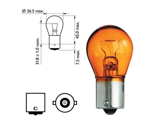 Указатель поворота PY21W