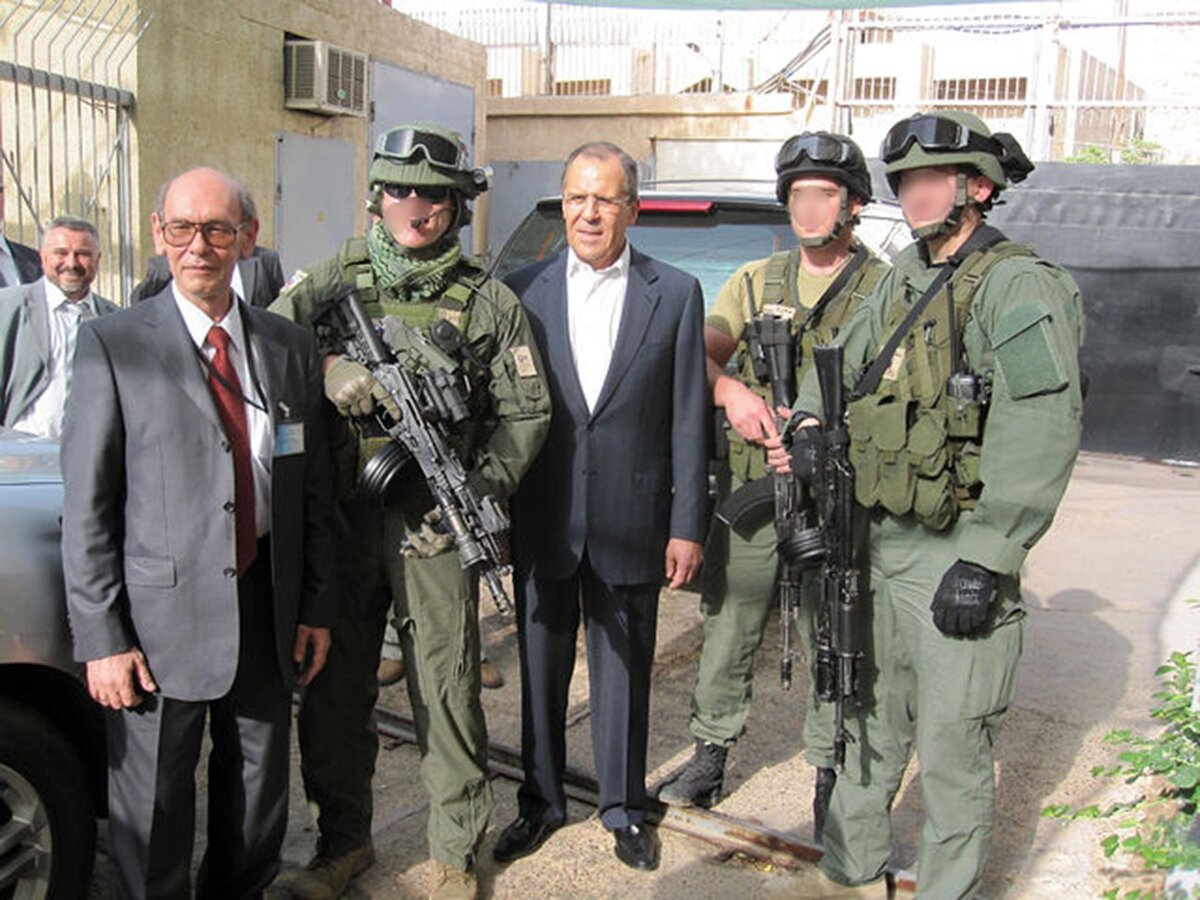 С министром иностранных дел РФ Сергеем Лавровым