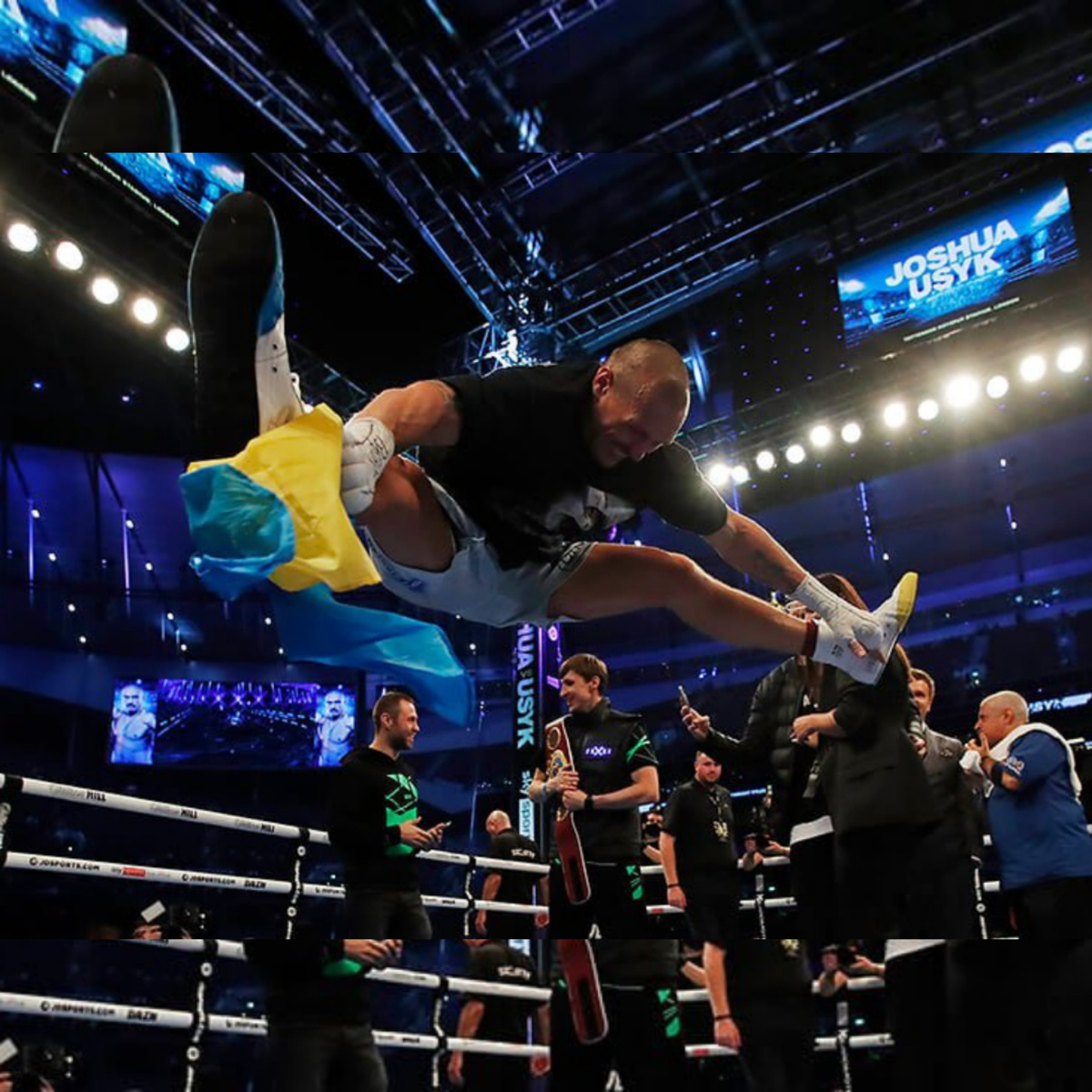 В школе ходил на народные, а после Джошуа и Олимпиады исполнил гопак.