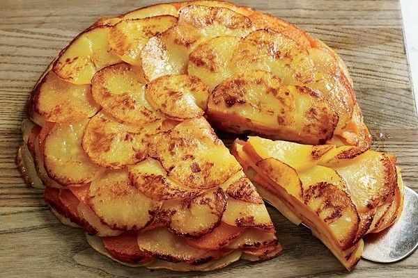 #блюда из картофеля #буланжер #картофель в духовке #картофель с сыром 