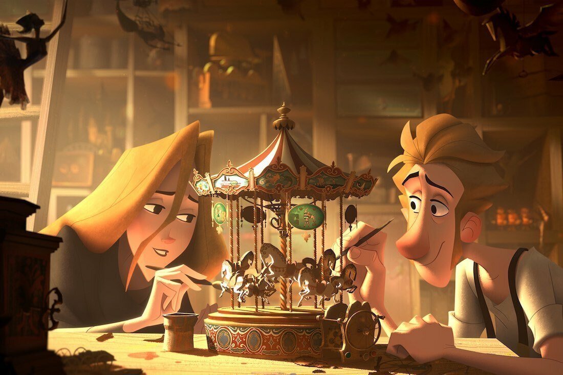 Альва и Джеспер делают игрушку