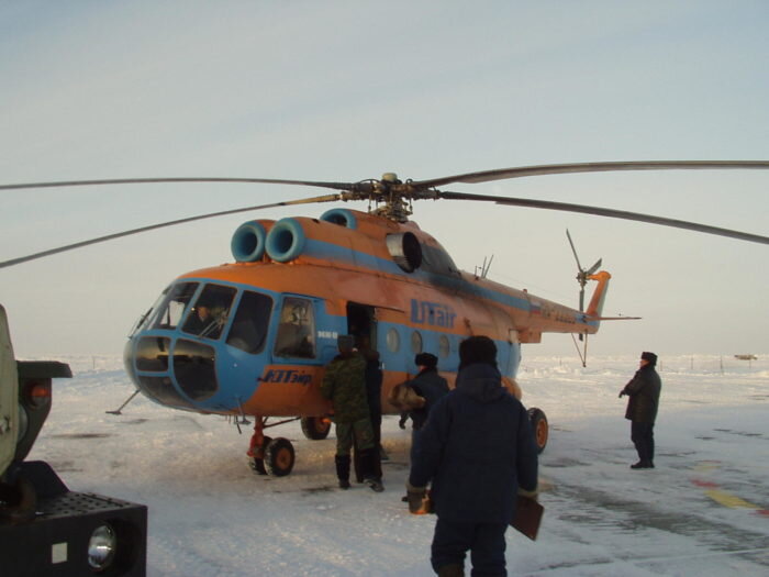 Перед вылетом.