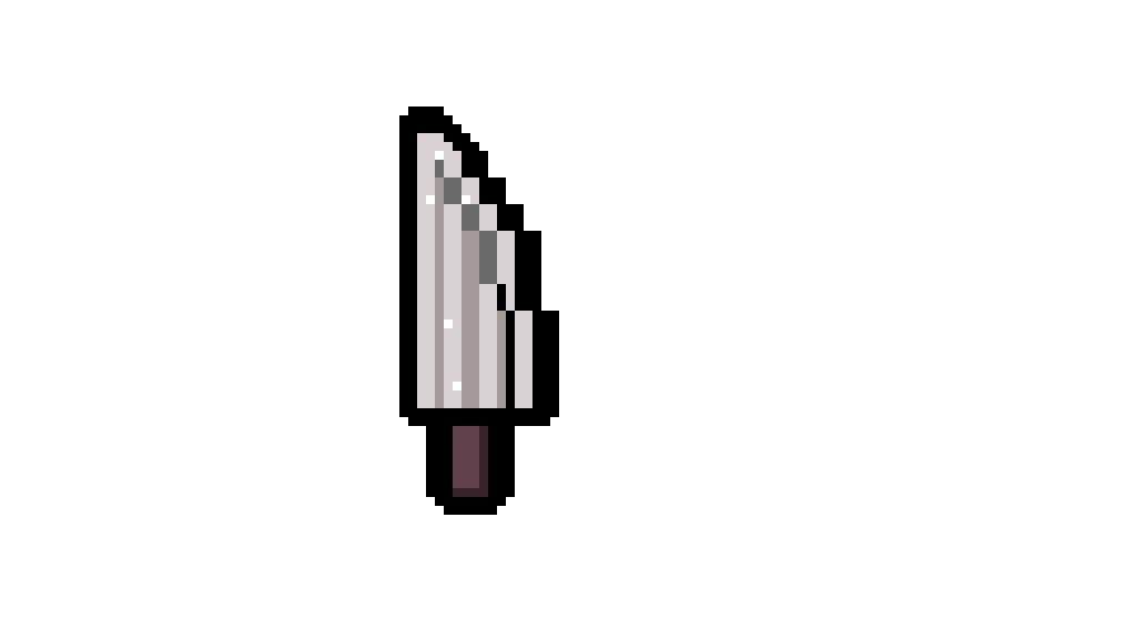 Слёзы заменяются на нож, кoторый можно "заряжать" и бросать, как Boomerang. 
• Нож также может наносить контактный урон (необязательно бросать).

• Контактный урон расчитывается по формуле: ваш урон * 2 (за тик).

Что бы разблокировать нож,нужно убить Сатану играя за Айзека, любимец большинства игроков- мамин нож занимает серебро в нашем топе.Очень сильный и приносящий очень много дамага врагам нож любят все,но не забывайте без урон апов нож будет бесполезен,ибо ничего не сделает против жирных боссов() Находится в золотой комнате, а так же в комнате у Сатаны)