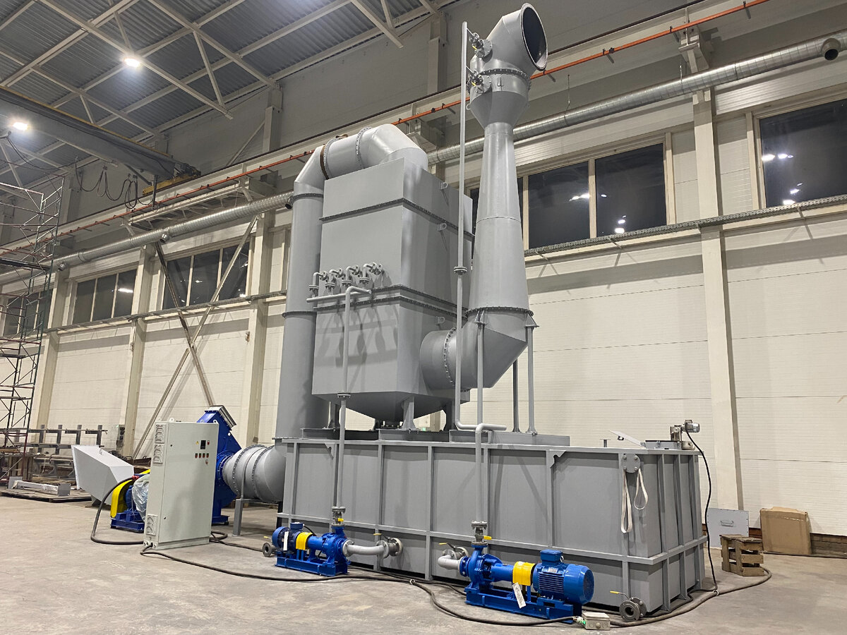 Двухступенчатая газоочистная установка от "ПЗГО"