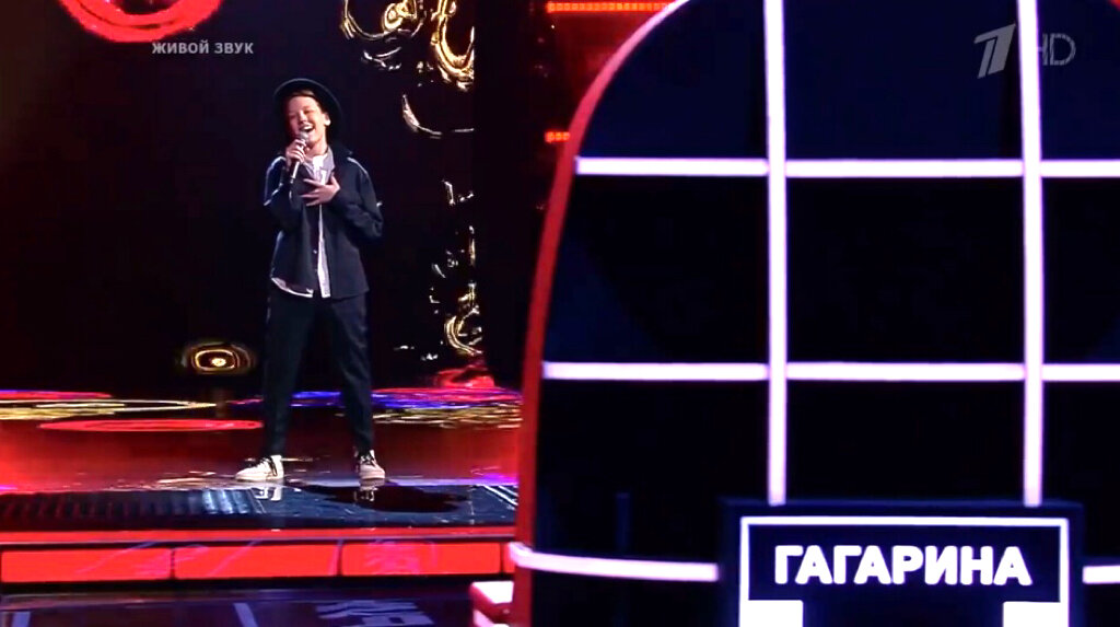 Скрин сделан автором из ролика шоу Голос дети 