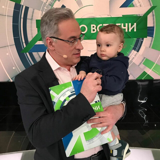 С внуком Дмитрием