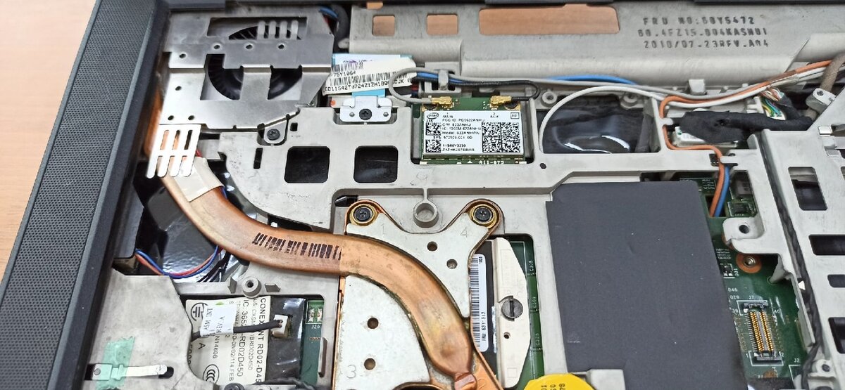 Установили новый кулер и поменяли термопасту.