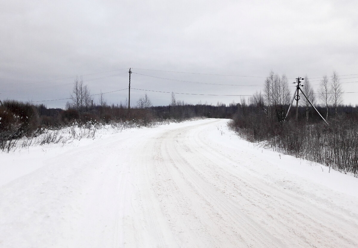 Дорога 49Н-0913 в сторону Пустой Вишерки