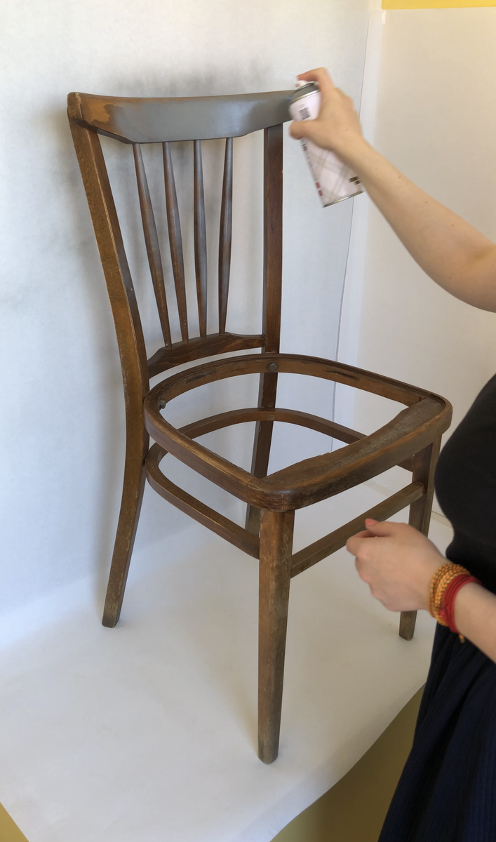 Покраска стула — новая жизнь старой мебели
