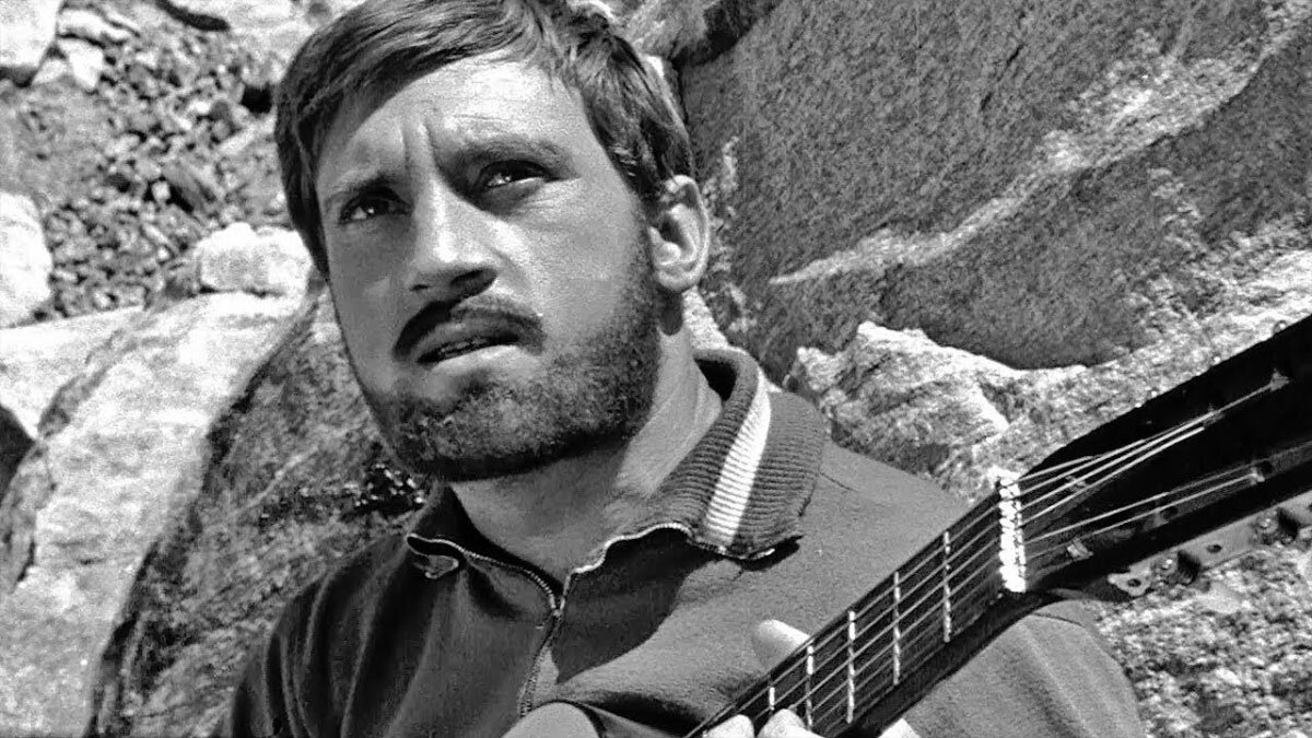 Владимир Высоцкий. Кадр из кинофильма "Вертикаль" 1967 г.