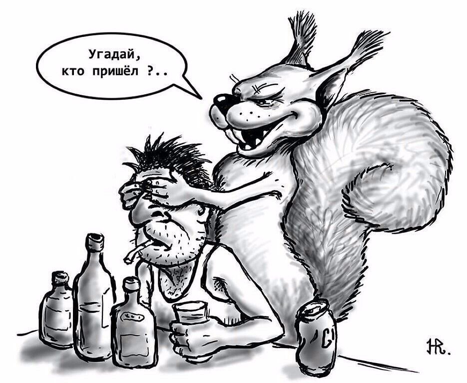 Рисунки белая горячка