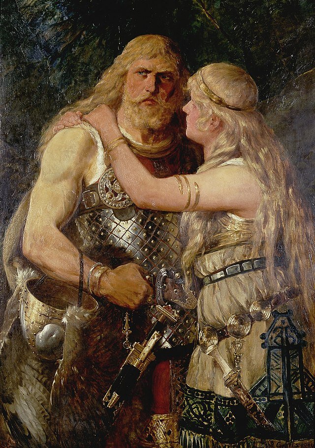 Арминий с женой Туснельдой