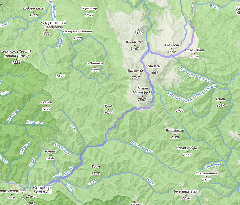 Нитка нашего маршрута