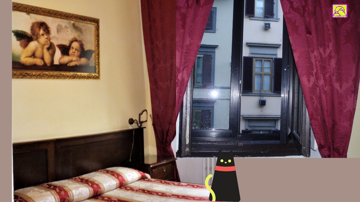 Номер в отеле во Флоренции.