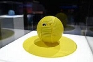 Robot Ballie на выставке. 