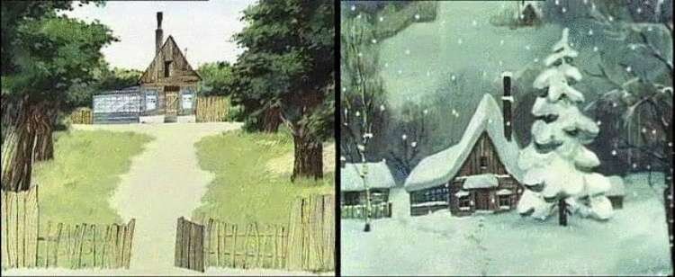 Видать, долгими зимними вечерами делать было нечего, вот и затеяли перестановку.