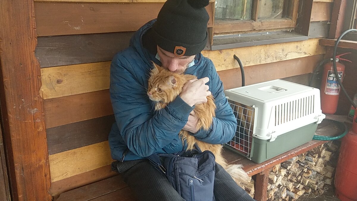 Только приехали в Ковчег. Успокаиваю малышку. Она в непонятках: куда, зачем привезли?