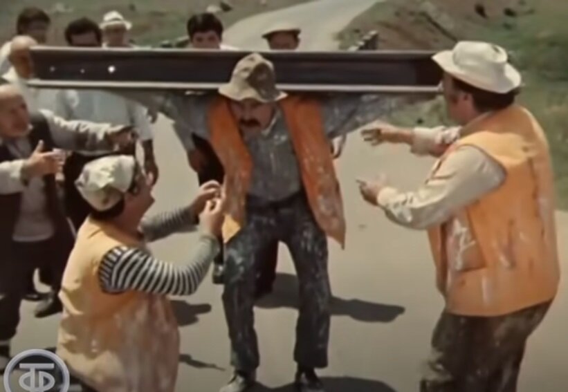 кадр из фильма "Пари", Грузия-фильм, 1974