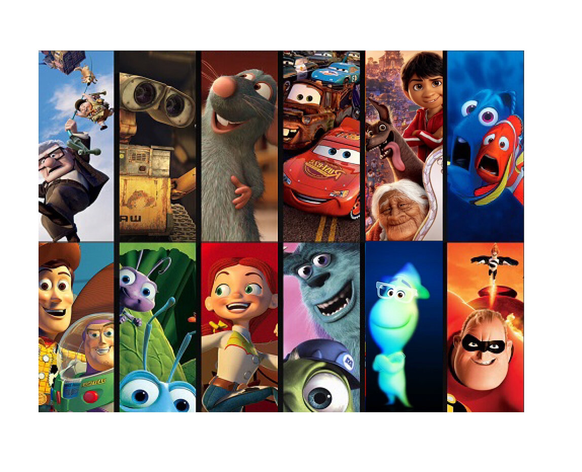 Мультфильмы студии Pixar
