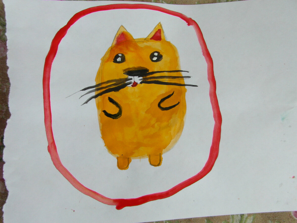 Такой котик должен получиться.