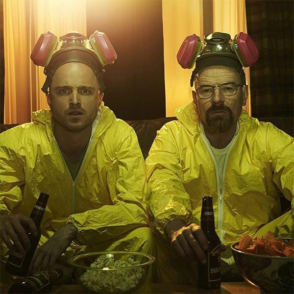 Школьник со своим дедом если бы его не поймали. Картинка из сериала "Во все тяжкие" из интернета.