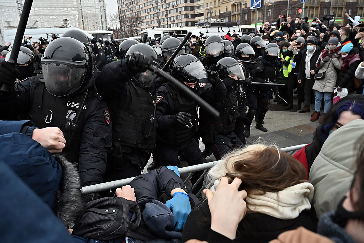 Митинг полицейских