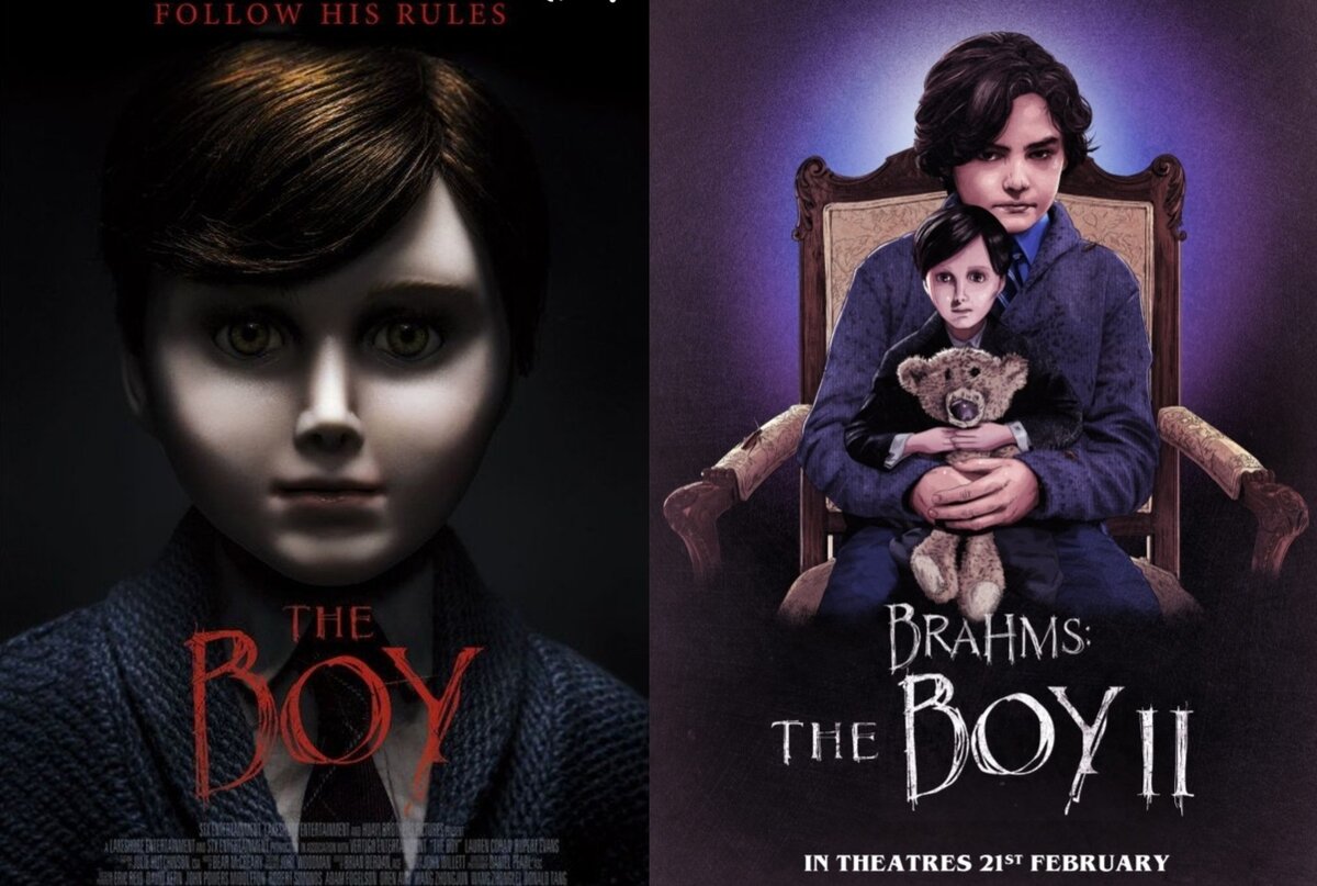 Постеры первой и второй частей. 