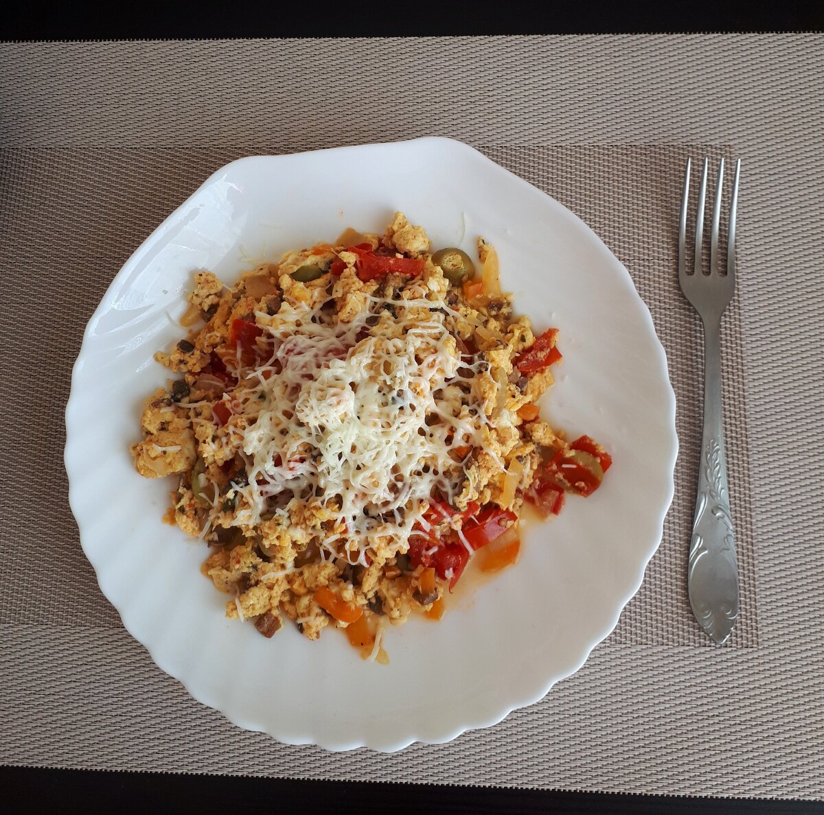 СКРЭМБЛ С ОВОЩАМИ 