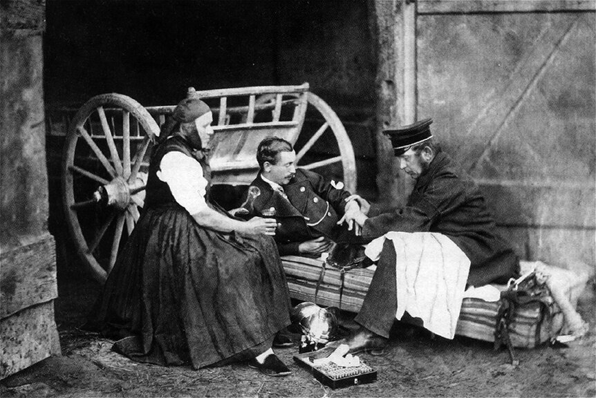 Медицинская служба времен франко-прусской, 1870 год