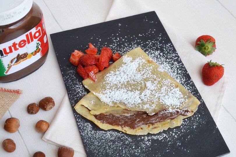 Итальянский вариант с нутеллой (Источник: https://www.misya.info/ricetta/crepes-alla-nutella.htm)