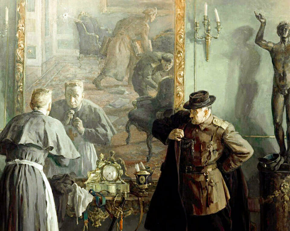 Александр Фёдорович - неоднозначный политик, искусный оратор и интересная личность. Но большинство смешил и волновал лишь тот факт, что он сбежал в женском платье. Вот что сам Керенский говорил по этому поводу: "Ну скажите у себя в Москве! Ну пусть перестанут писать, будто я бежал из Зимнего дворца в женском платье! Не было этого! Согласно нашему общему решению, уехал навстречу нашим войскам, которые все не прибывали и не прибывали из Гатчины на подмогу Временному правительству! Уехал на своем автомобиле и в своем обычном полувоенном костюме. Со мной на заднем сиденье сидел Кузьмин, командующий войсками Петроградского округа. А за нами шла другая машина, с американским флажком. В ней сидел один из моих адъютантов. Меня многие видели, я не особенно и скрывался-то. Солдаты, даже красные, если узнавали меня, отдавали мне честь!.. При чем тут женское платье?!"