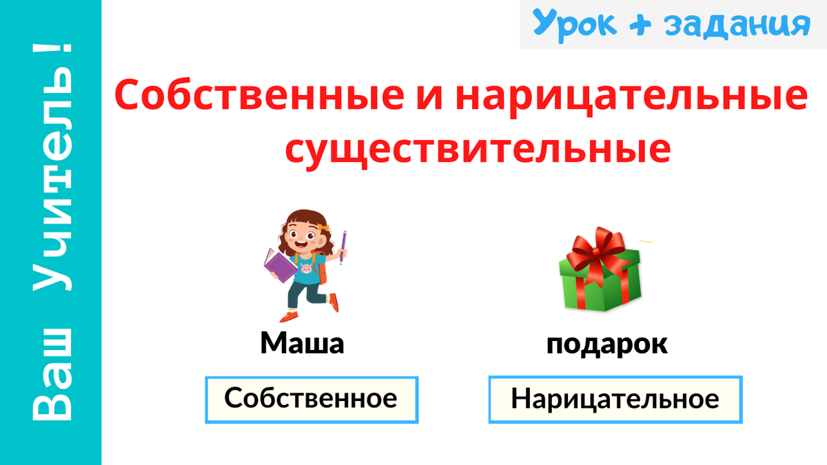Примеры нарицательных существительных в русском языке Выпишите из текста собственные имена существительные