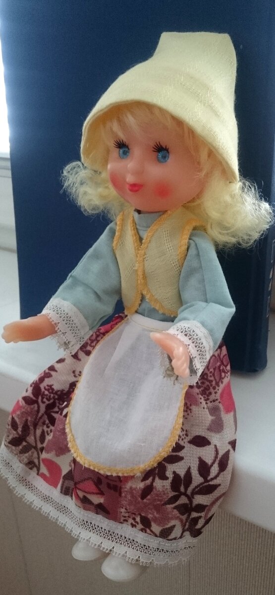 Советская кукла. Шарнирная Золушка Кирово - Чепецкой фабрики (Вятка). Фото автора. 