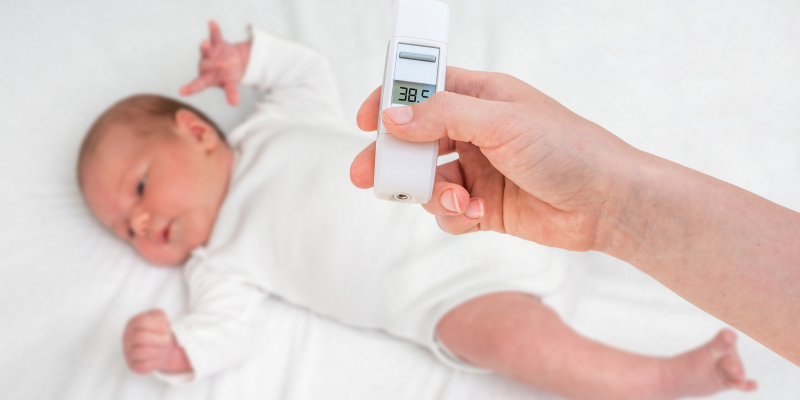 Высокая температура у ребёнка при которой следует предпринять меры.