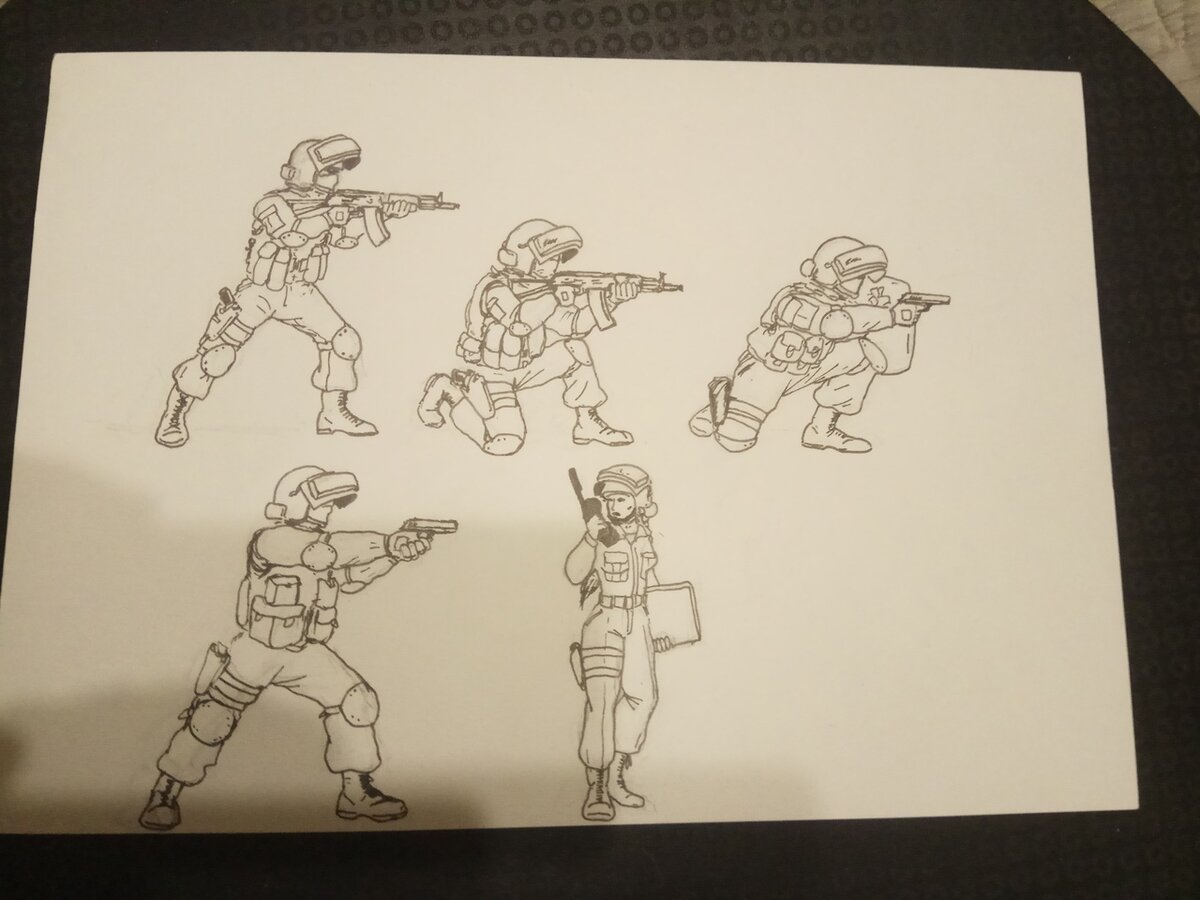 Набор "Альфа", эскиз автора.