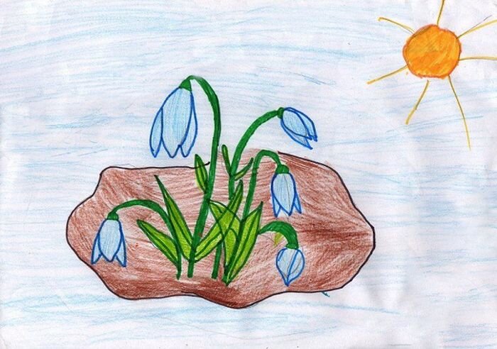 Детский рисунок с открытого источника