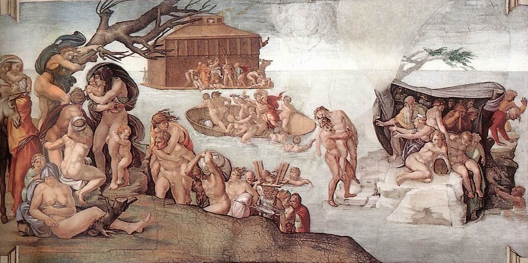 Микеланджело Буонаротти. Всемирный потоп. Источник: wikipedia.org
