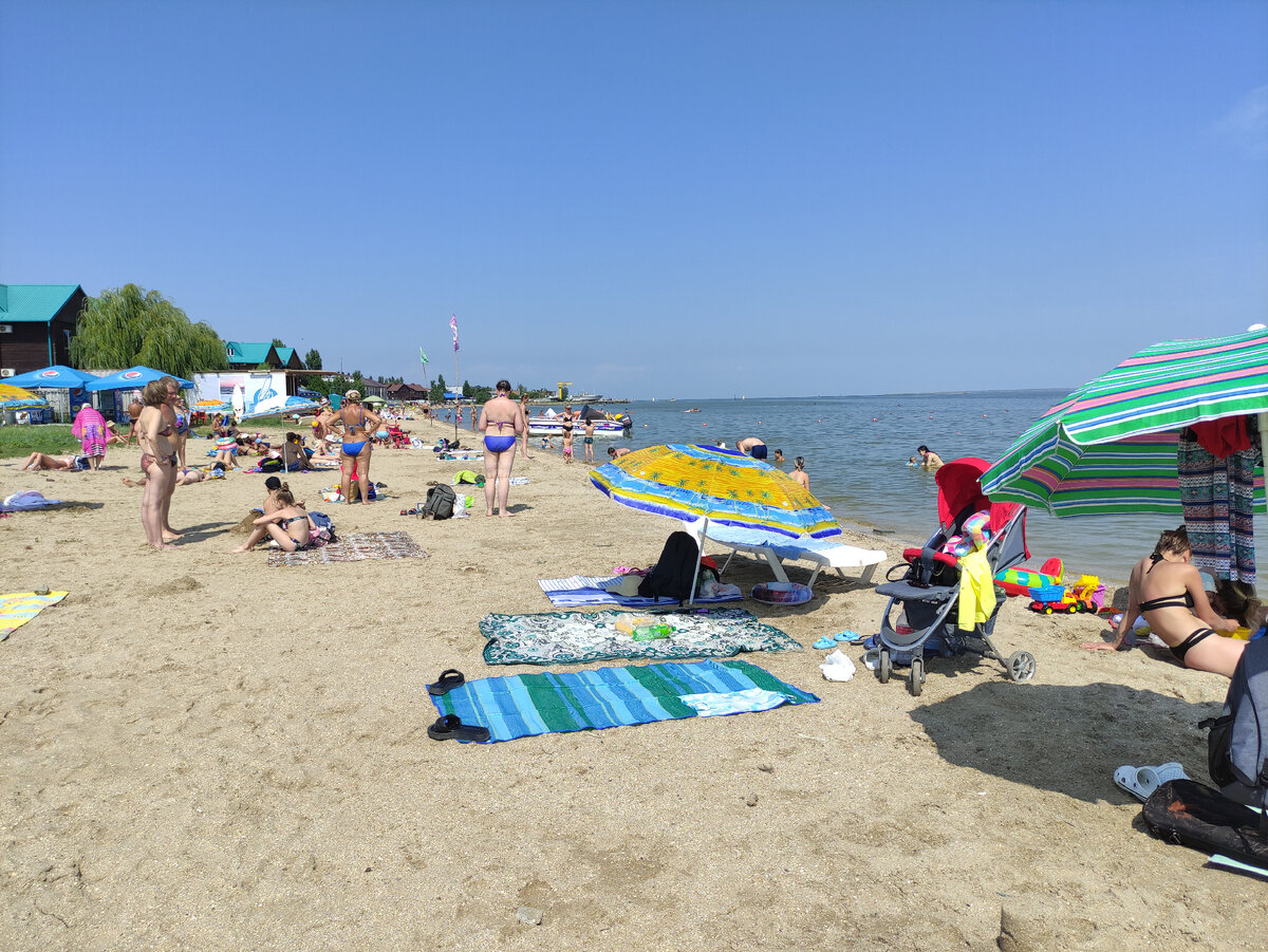 Детский пляж в Ейске.