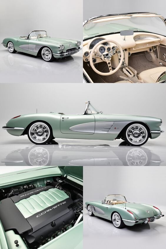Corvette 1959 г.в. источник www.pinterest.ru