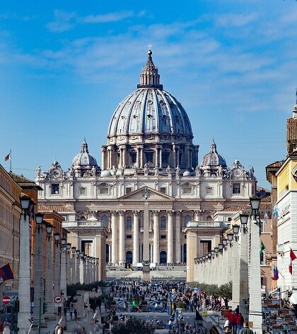 Собор Святого Петра, Ватикан. Изображение из открытых источников информации.