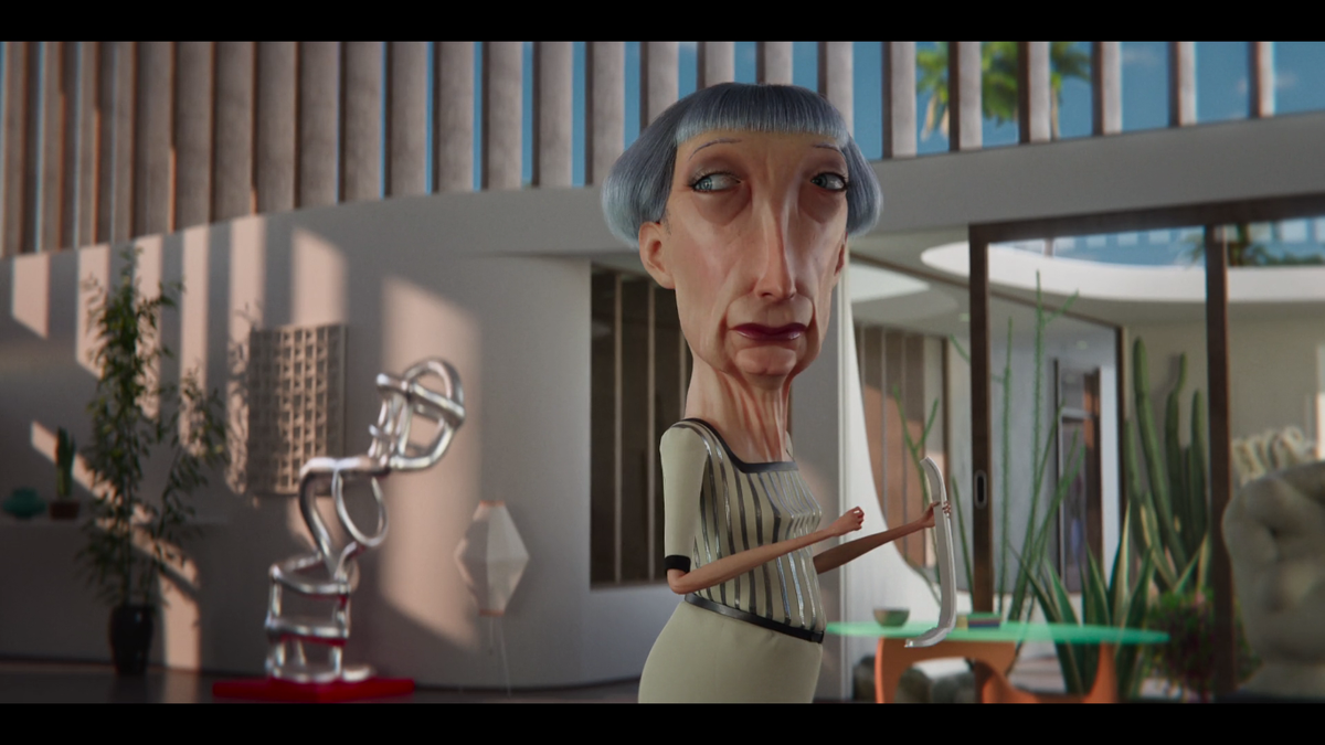 Хозяйка дома и главная героиня эпизода чувствует неладное в поведении своего умного помощника