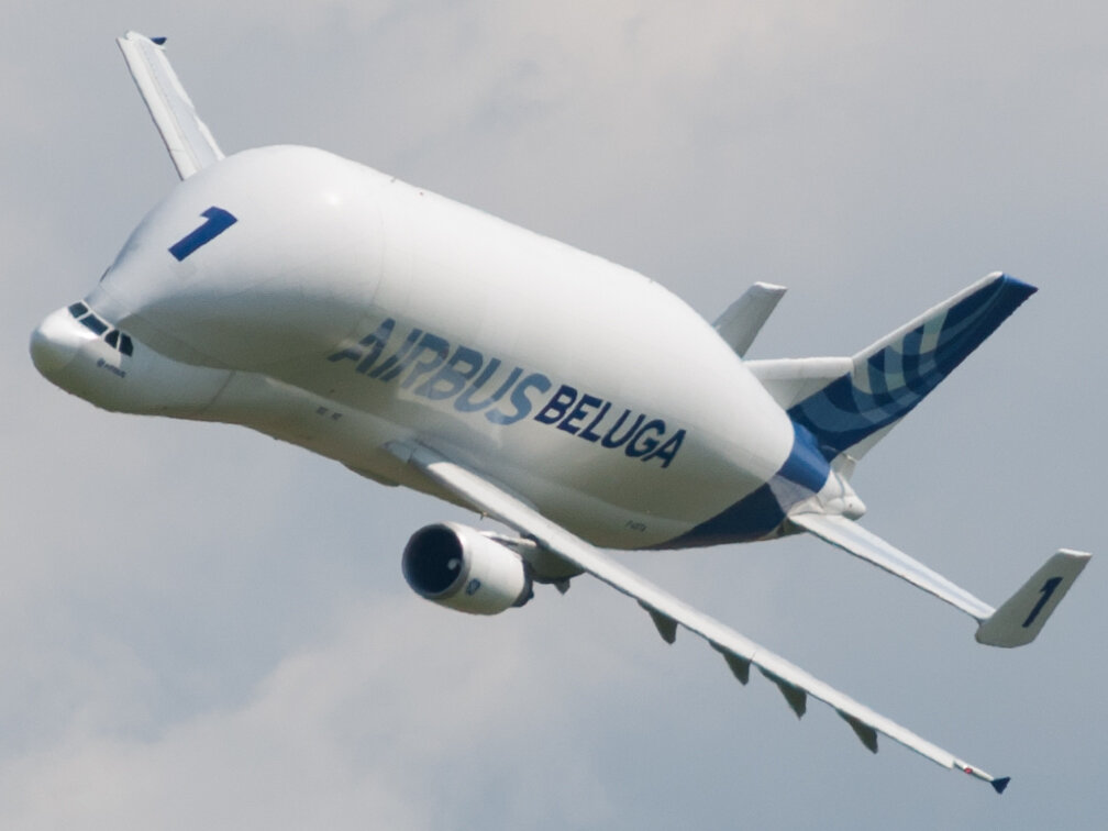 Airbus Beluga в полете