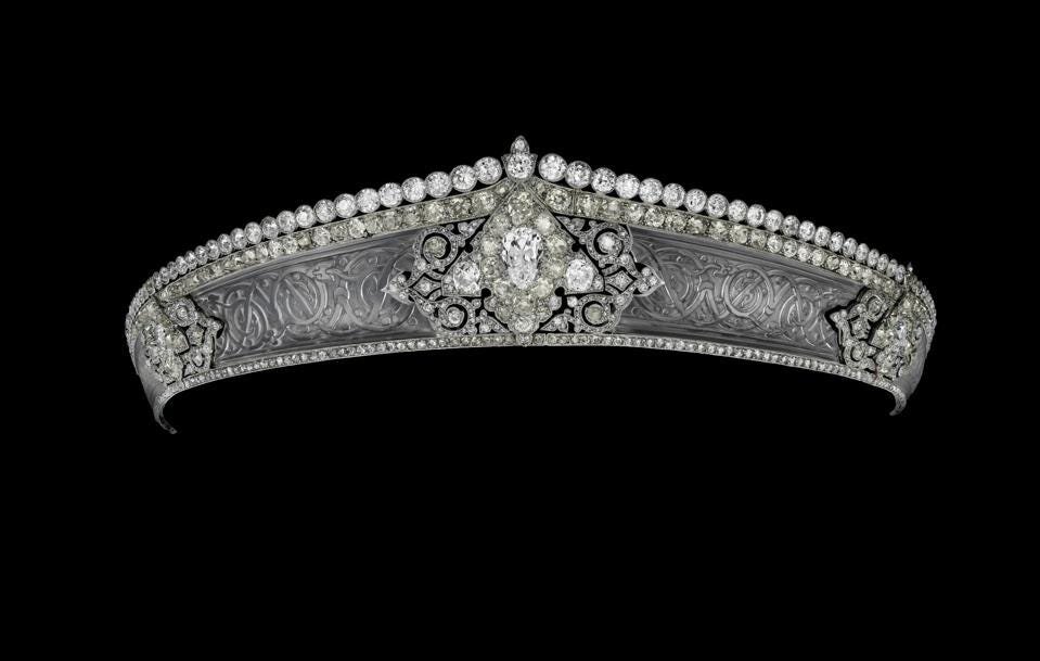 Cartier Rock Crystal Tiara