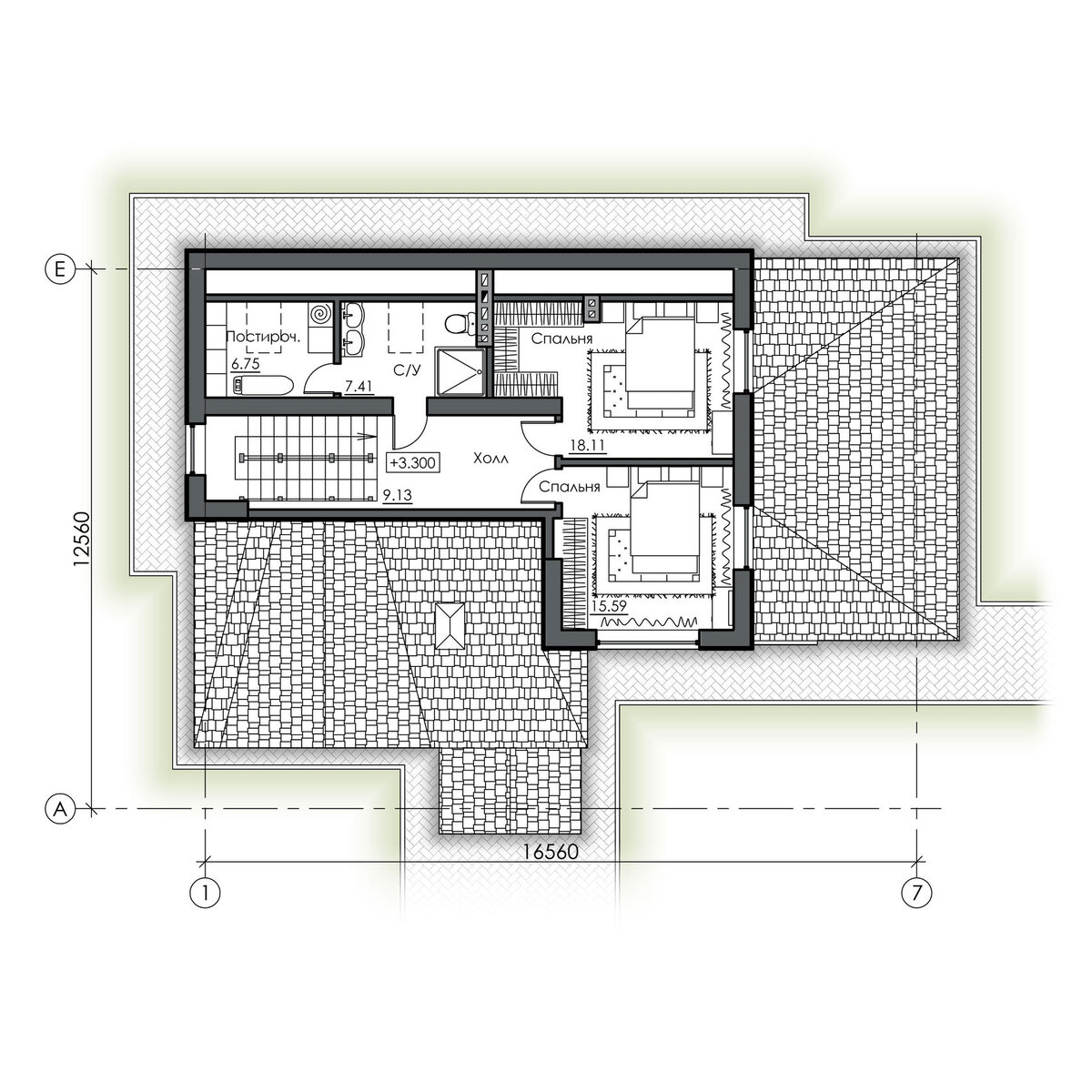 План второго этажа