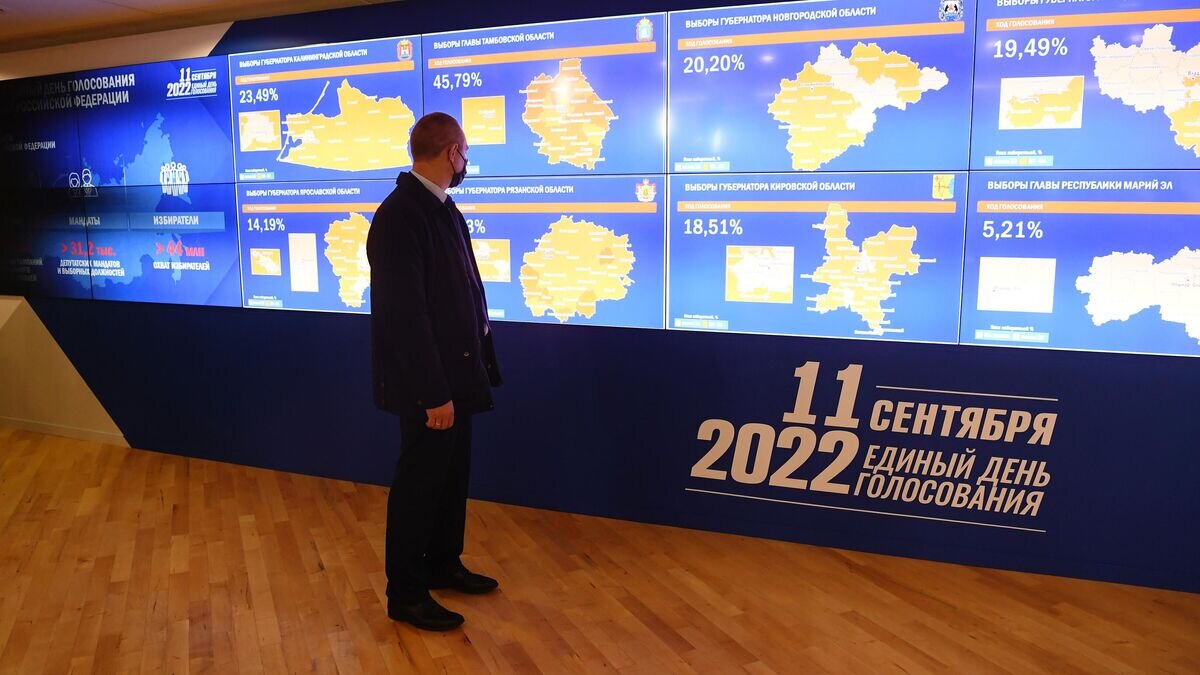    В информационном центре ЦИК РФ в Москве© РИА Новости / Алексей Куденко