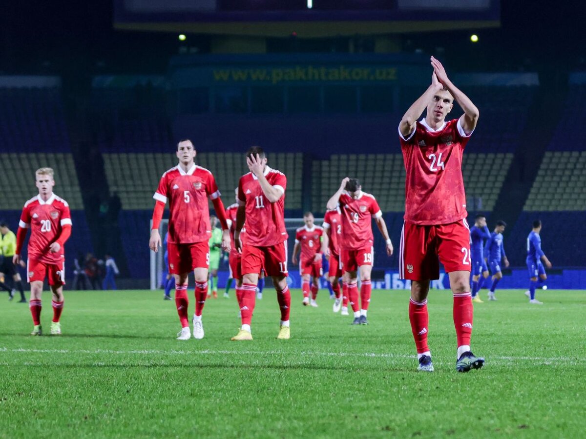 Футболисты сборной России. Фото - РФС.