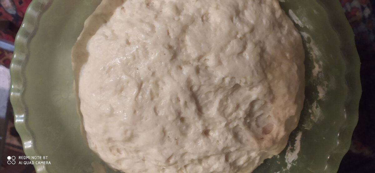 Тесто поднимается. УРА!